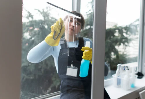 Nettoyage de vitres intérieures et extérieures à Barenton-Bugny